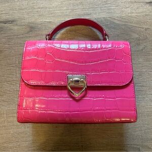 Kate Spade New York New York Crocodile-Embossed Tote Bag - Pink EUC